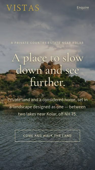 Screenshot of vistas.estate