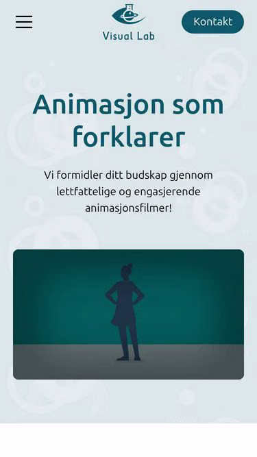Screenshot of visuallab.no