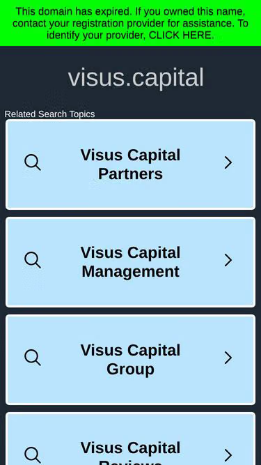 Screenshot of visus.capital