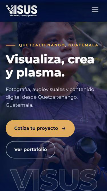 Screenshot of visus.lat