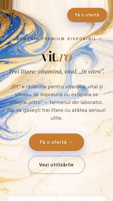 Screenshot of vit.ro