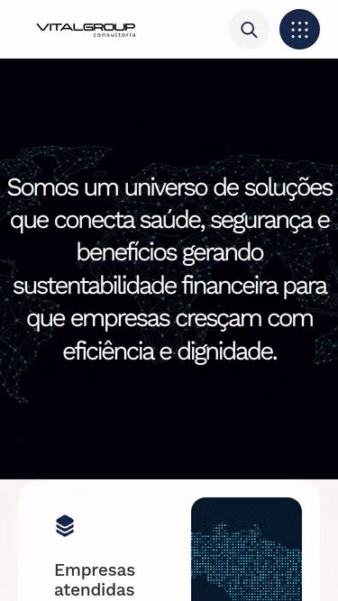 Screenshot of vitalgroup.com.br