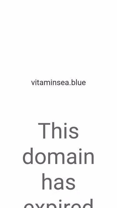 Screenshot of vitaminsea.blue