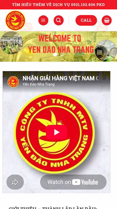 Screenshot of vitaminsea.com.vn