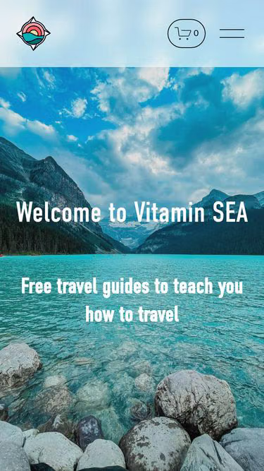Screenshot of vitaminsea.travel
