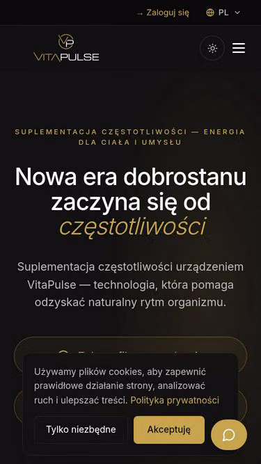 Screenshot of vitapulse.pl