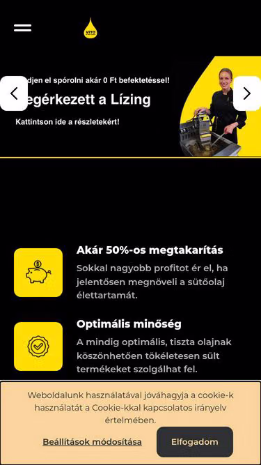 Screenshot of vito.sk