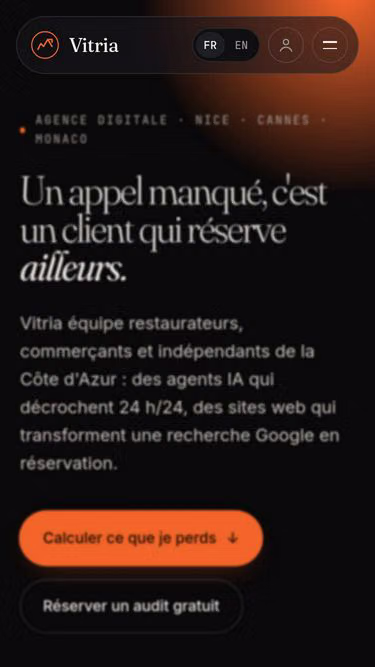 Screenshot of vitria.fr