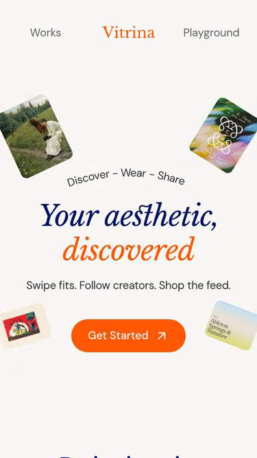 Screenshot of vitrina.page