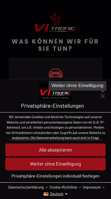 Screenshot of vitronic.solutions