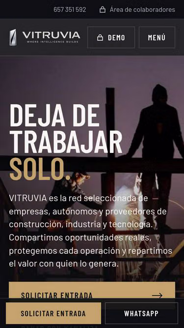 Screenshot of vitruvia.es