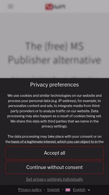 Screenshot of viva.systems