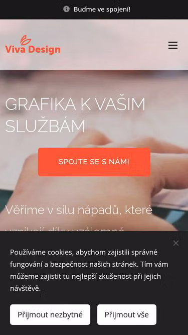 Screenshot of vivadesign.cz