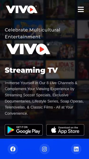 Screenshot of vivatv.ca