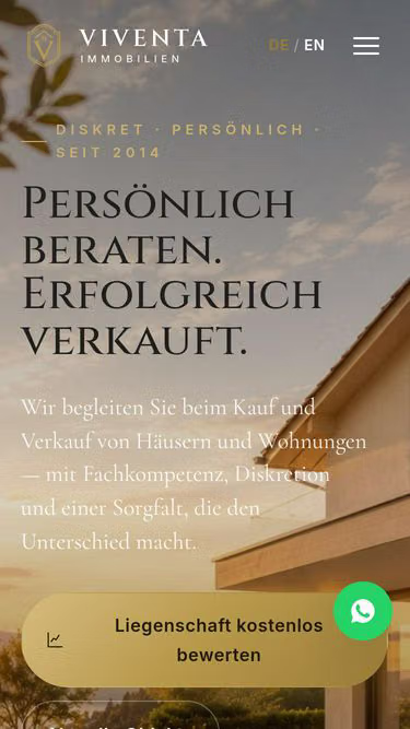 Screenshot of viventa.ch