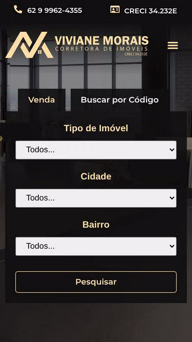 Screenshot of viviane.cim.br