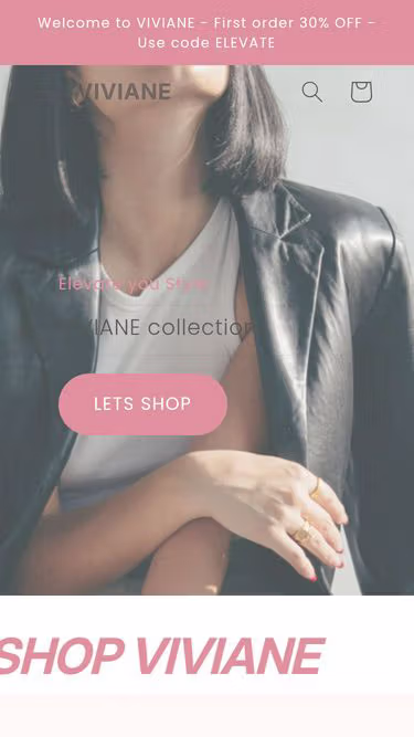 Screenshot of viviane.com.co