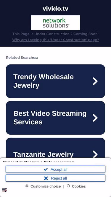 Screenshot of vivido.tv