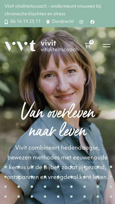 Screenshot of vivit.nl