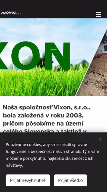 Screenshot of vixon.sk