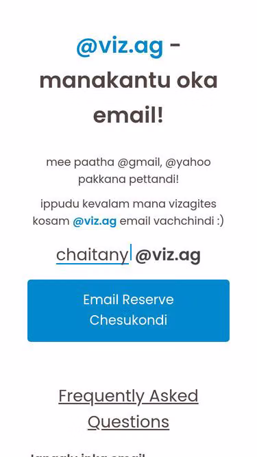 Screenshot of viz.ag