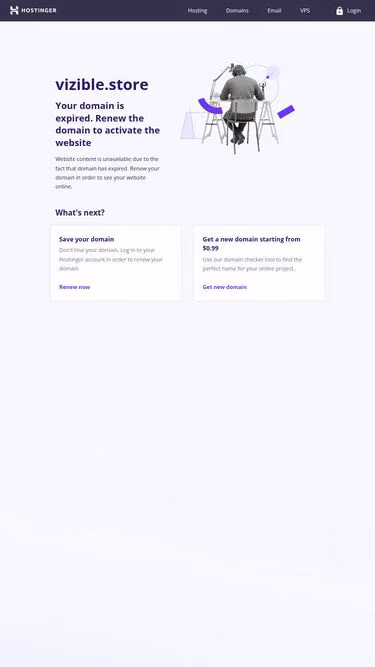 Screenshot of vizible.store