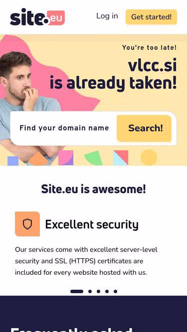 Screenshot of vlcc.si