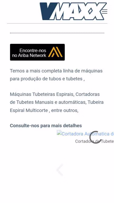 Screenshot of vmaxx.com.br