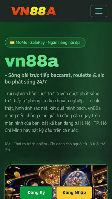 Screenshot of vn88a.bar