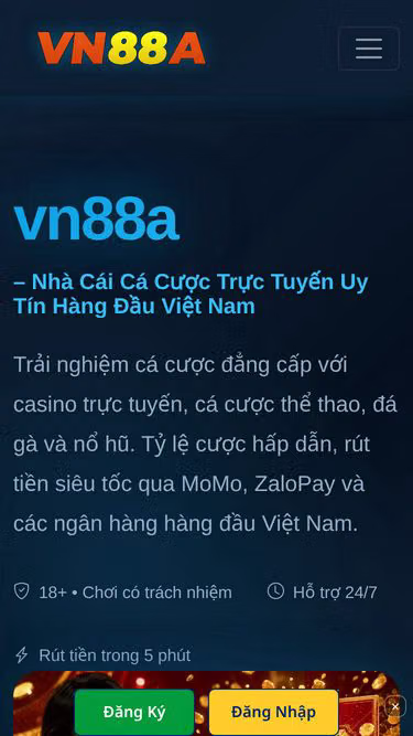 Screenshot of vn88a.lat