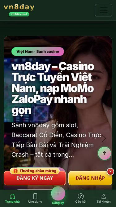 Screenshot of vn8day.net