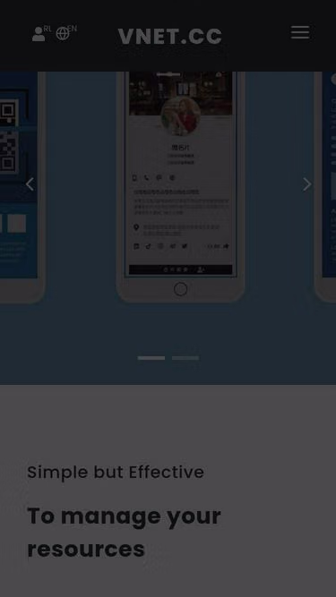Screenshot of vnet.cc