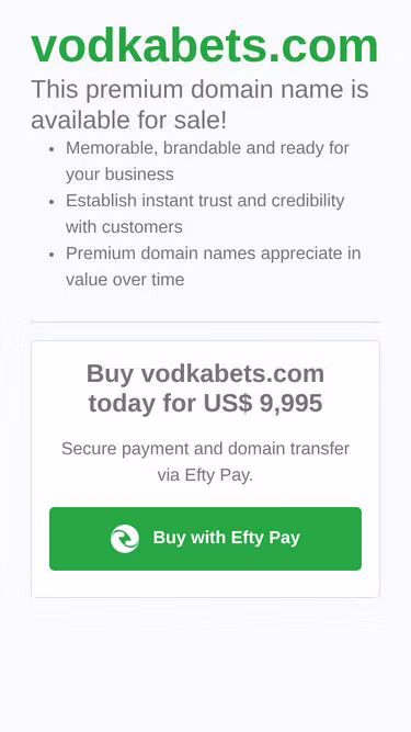 Screenshot of vodka-bet.top