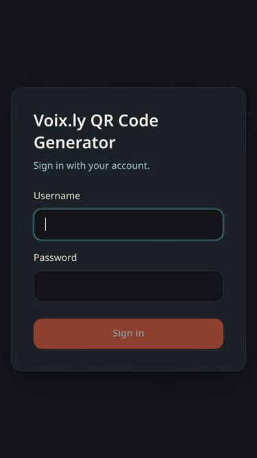 Screenshot of voix.ly