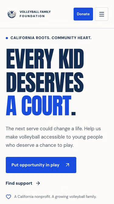 Screenshot of volleyball.family