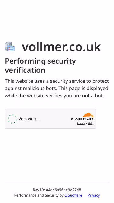 Screenshot of vollmer.co.uk