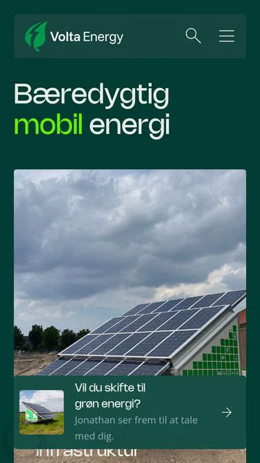 Screenshot of voltaenergy.dk