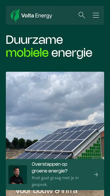 Screenshot of voltaenergy.nl