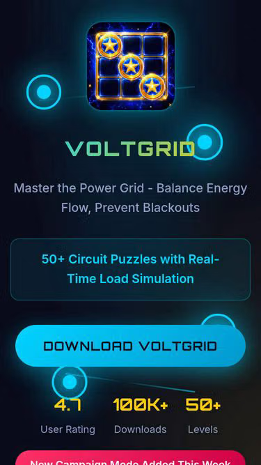 Screenshot of voltgrid.app