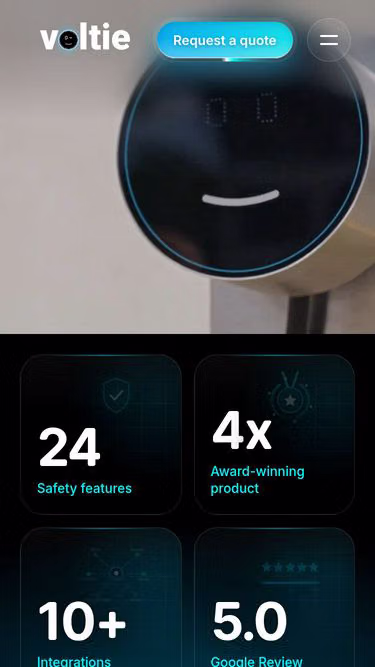 Screenshot of voltie.lv