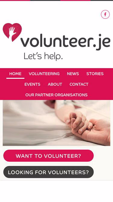 Screenshot of volunteer.je
