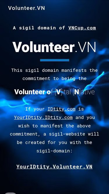 Screenshot of volunteer.vn