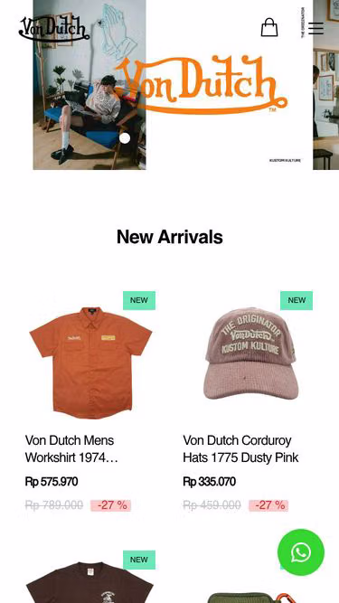 Screenshot of vondutch.app