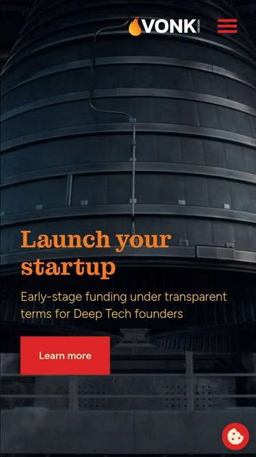 Screenshot of vonk.ventures