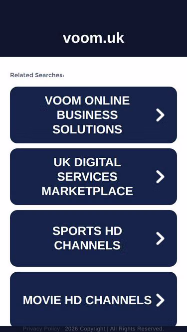 Screenshot of voom.uk