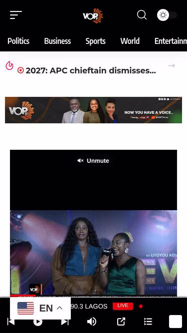 Screenshot of vop.ng