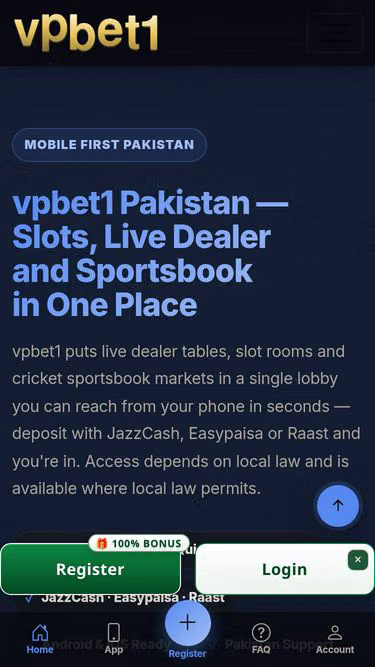 Screenshot of vpbet1.click