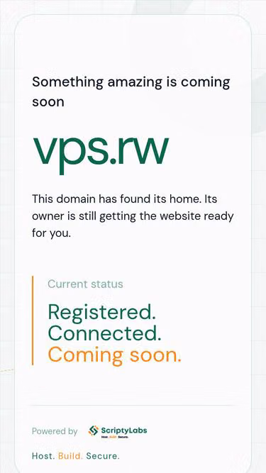 Screenshot of vps.rw