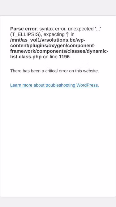 Screenshot of vrsolutions.be