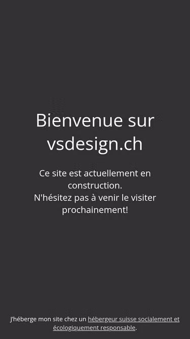 Screenshot of vsdesign.ch